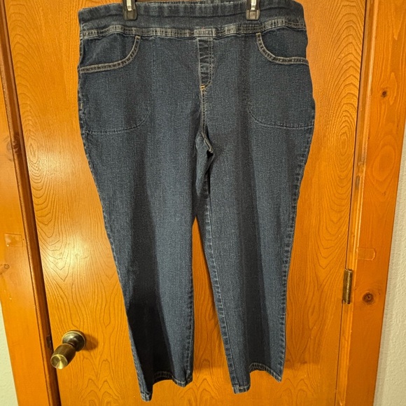 Terra & Sky Deep Indigo Cropped Jeans - Picture 1 of 5